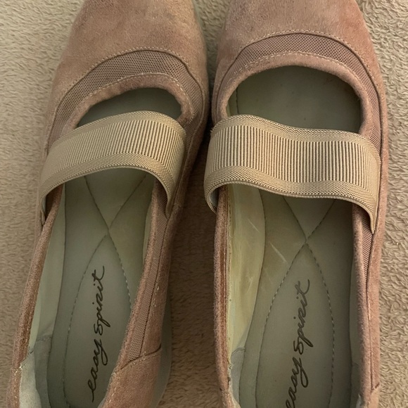 Easy Spirit Karalisa wedge Slip-On mary janes shoes tan. - Picture 3 of 8